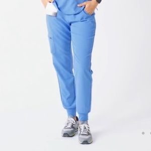 Figs Zamora Jogger Scrub Pants - color: ceil blue, size: XXS